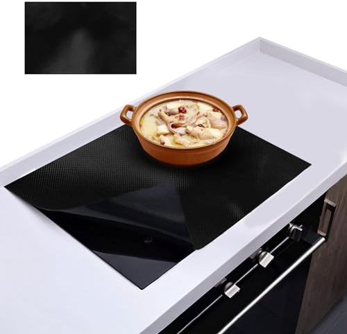WestCH 52x78cm Tappetino Piano Induzione Magnetico Tappetino Protettivo per Piano Cottura a Induzione Riutilizzabile Copri Piano Induzione Pad Protezione in Silicone, Antiscivolo, Antigraffio