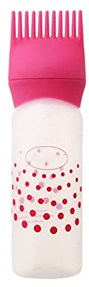 Bouteille de brosse de teinture pour cheveux, applicateur d'huile capillaire, bouteille de brosse de teinture pour cheveux, applicateur de teinture, outils de soins capillaires
