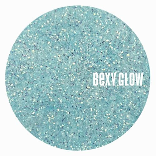 Bexy Glow Colour Acrylic Powders Envy | Evil Eye Nail Acrylic Collection | Professional Acrylic Nail Powder | Glitter Acrylic Powder | Blue Acrylic Nail Powder | 20g