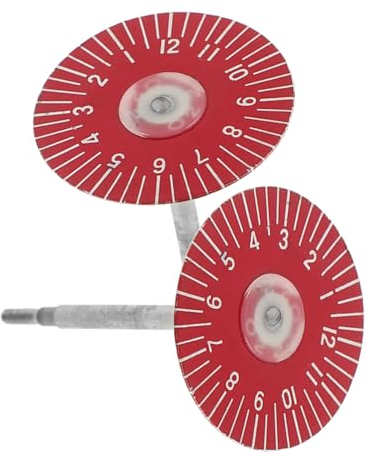 Garneck 2 Stück Mechanisches Wecker Zubehör Reparatur Von Uhr Wecker Scheibe DIY Uhrwerk Reparatur Wecker Scheibe DIY Uhr Wecker Scheibe Ersatz Uhr Timer Scheibe Uhr