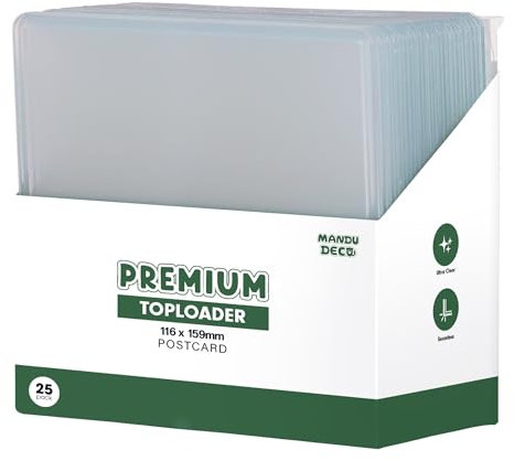 Mandu Deco Toploader für Kpop Album Postkarten 10,2 x 15,2 cm (25 Stück)