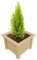 GoodFreshDecor Vaso In Legno Fioriere Per Fiori Piante Ortaggi Da Esterno Interno Giardino Terrazza Quadrate Decorazione 40 x 40 x 30 cm