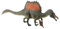 ibasenice 1 Stück Simulierter Zeit-Spinosaurus-Modell-Dinosaurier-Desktop-schmuck Für Freunde
