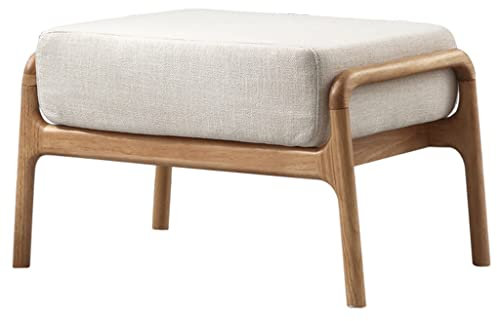 Osmanischer Fußhocker Echtes Massivholz Walnuss Hocker Sofa Stuhl Tür Seitenschuhe Fußstütze Bank/D/67Cm