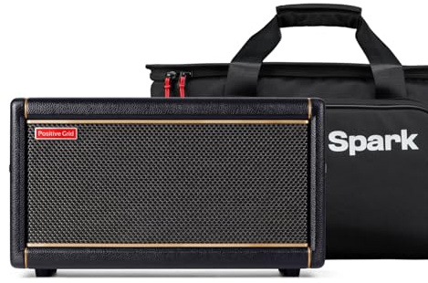 Positive Grid Spark 2 + Carry Bag Bundle – 50W Smart Guitar Practice Amp & Bluetooth Speaker with Built-in Looper, AI Features & Smart App for Electric, Acoustic, & Bass Guitar