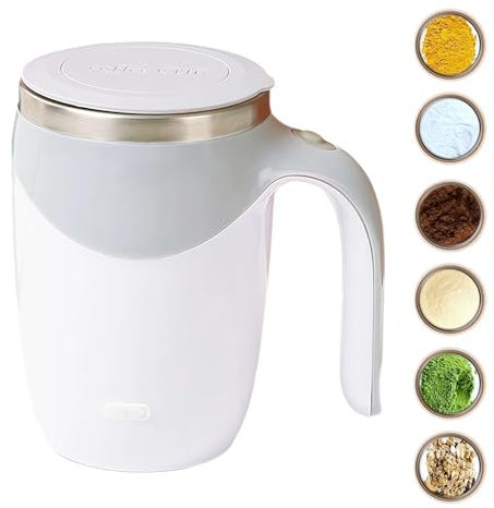 Tasse à café magnétique automatique, tasse à café à remuage automatique, tasse à café magnétique automatique en acier inoxydable, tasse à café rechargeable, tasse à café qui remue, pour café, lait,