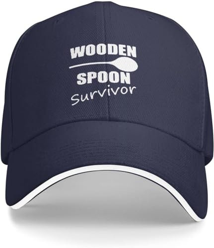 Peak Cap Wooden Spoon Survivor Golf Cap Uv Protection Sport Hat Breathable Baseball Hat for Walking Outdoor Gym