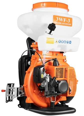 Pulverizador de motor de gasolina de2.13KW,rociador trasero de 14LRociador de presión de 41.5cc7500rpm,rociador de plantas de con base de espesor Marcadores deflectoresde tapa antipérdida para huertos