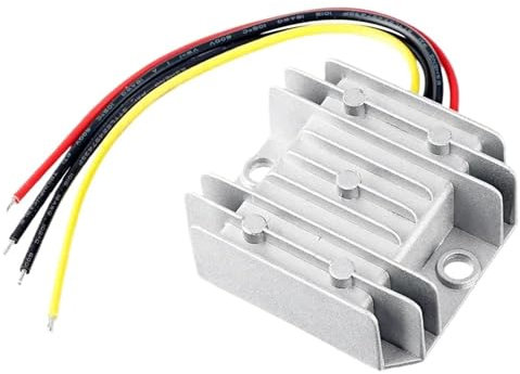 1 Unidad de 24 V a 13,8 V, 5 A, 10 A, 15 A, 20 A, 30 A, 40 A, 50 A, 60 A, convertidor de CC/CC, regulador de Potencia, Fuente de alimentación, Transformador de Voltaje.(24V-13.8V 15A)