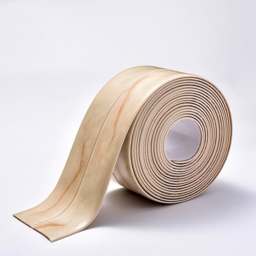Lkw Ogechi PVC Sealant Strip Self Adhesive, 5CM Wide Caulk Tape Sealant Strip, Waterproof Anti-Mould Sealing Tape, Strong Simple Seal Tape, for Kitchen Bathroom Toilet Bathtub Wall Floor