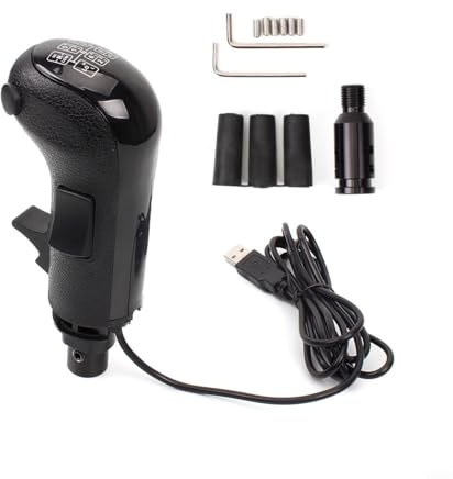 FUBESK Play USB Gear Shifter for Logitech G29 G920 TH8A, High Low Switch Knob ETS2 Simulation PC