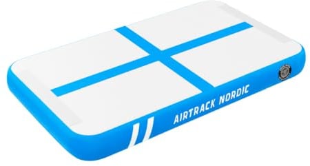 AirTrack Nordic AirBoard - Turnmatte Zubehör Aufblasbar - Langlebig Air Track Matte Beigabe für Gymnastik, Yoga & Fitness, Leicht transportierbar Air Tracking Gymnastikmatte Zuhause