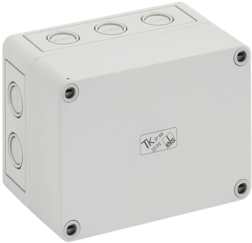 Spelsberg 10590901 TK PS 1309-8-m Installation Enclosure 130 x 94 x 81 Polystyrene (EPS) Light Grey (RAL 7035) (L x W x H) 130 x 94 x 81 mm