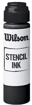 Wilson Stencil Ink, Black, One Size
