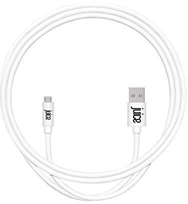 JUICE Micro USB, Charge and Sync Cable, 1.5m, White