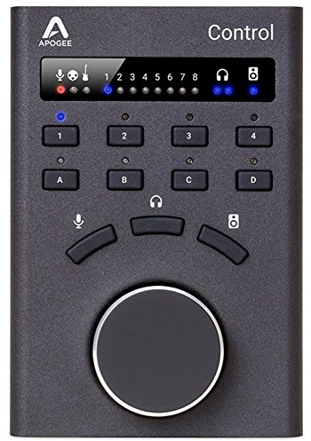 Apogee APOGEE Control Hardware Remote (Apogee Ensemble Thunderbolt, Element und Symphony Serie, präzisen Steuerung von Audio-Parametern, 3 Fokustasten)