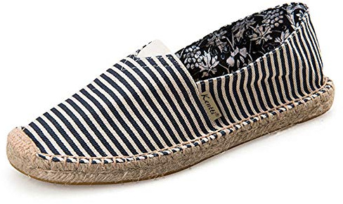 Kentti Alpargatas de Rayas Marinero para Hombre Azul 44 EU