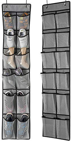 Organiseur de Chaussures Keep Over The Door X-Large Gris