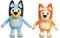Bluey & Bingo - Paquete de 2 Peluches Oficiales de Peluche de 20 cm