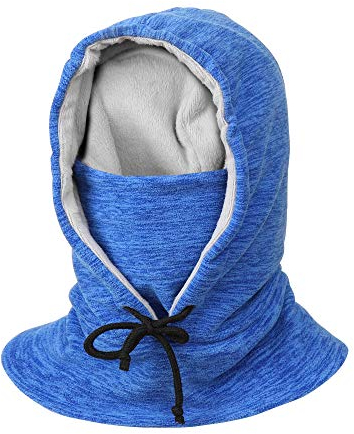 YR.Lover Winter Sturmhaube Dickes Fleece mit Kapuze, Fleece Kapuze Thermo Sport Ski Maske Kaltes Wetter Gesichtsbedeckung Hüte Unisex, Winddichte Maske, Nackenschutz Mützen