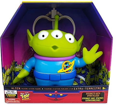 Disney Store Official Alien Interactive Talking Action Figure from Toy Story, 25.5cm/10”, Features 7 English Phrases, Only Interacts with Other Alien Figures and Toys, Moveable Parts, Age 3+
