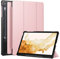 Fintie Hülle für Samsung Galaxy Tab S8 Plus 2022/S7 FE 2021/S7 Plus 2020 12.4 Zoll, Ultra Schlank Kunstleder Schutzhülle mit Stifthalter Auto Schlaf/Wach Funktion, Roségold
