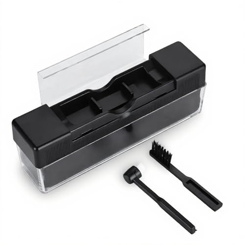 PUSOKEI Schallplatten-Reinigungsbürste Antistatische Recorder-Reinigungssets mit Ersatzbürste für Schallplattenspieler