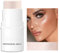 Highlighter Maquillage Stick Waterproof White Cream Highlighter Stick Face Brighten Long Lasting Smooth Cream Highlighter for Face Body Glitter Glow Cosmetic