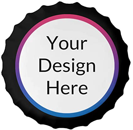 Custom Decorative Bottle Caps Metal Tin Signs for Cafe Beer Bar Home Decor,14 Wall Art Plaque Metal Poster