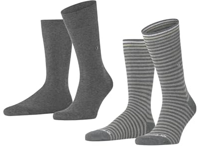 Burlington Herren Everyday Stripe Mixed 2-Pack Socken Baumwolle