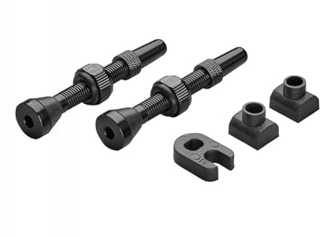 Tufo Ventil-Zubehör, Tubeless, 60 mm, 1 Kopie politur, Black (schwarz), Einheitsgröße