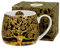 DUO ART GALLERY Fassbecher 430 ml TREE OF LIFE New Bone China Porzellan