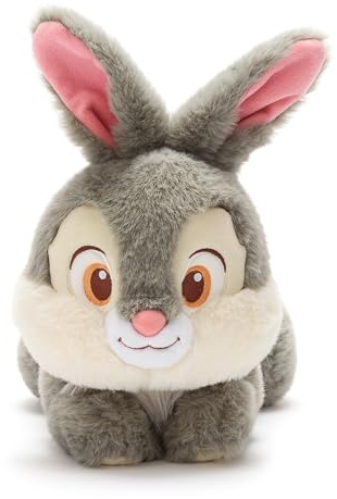 Disney Store Japan Offiziell Klopfer Kleines Kuscheltier, Bambi, 41cm, Niedliches Plüschstofftier, Flauschiger Hase im Schlafenden Pose, Geeignet ab 0 Jahren