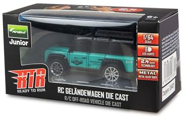 Amewi RC Geländewagen Die Cast ferngesteuert 1:64 RTR Petrol