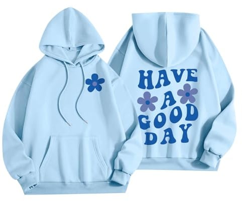 HGWOPGASD Rosa Kapuzenpullover Mit Palmen-Puff Y2K Kapuzenpullover Damen Hawaii-Ästhetische Preppy-Hoodies Für Teenager-Mädchen Y2K Kapuzenpullover Kaffee-Hoodie Hoodies Für Damen Meine Bestellungen