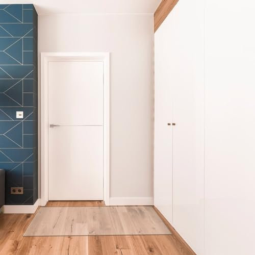 Protectores de suelo de PVC transparente para muebles, antideslizante, para suelos de madera dura, impermeable y duradero, para armarios de cocina, cajones, mesas y estantes de refrigerador