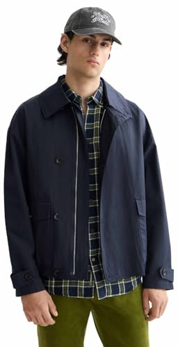 Scotch & Soda Herren Short Trench Trench Coat Trenchcoat (1er Pack)