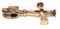 Bronze Fenrir Icelandic Wolf Cross Thors Hammer Viking Pendant Necklace