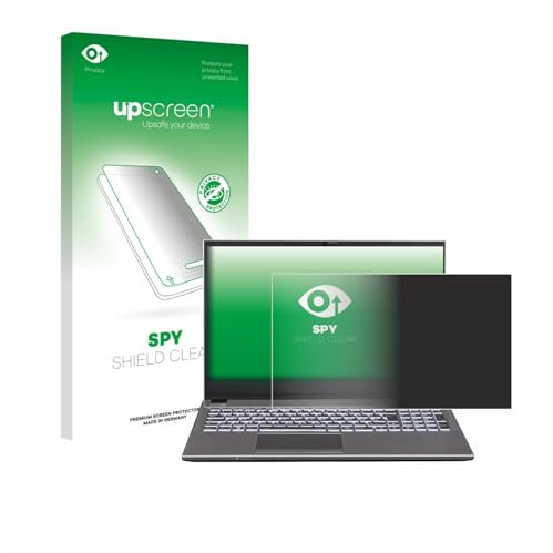 upscreen Anti-Spy Blickschutzfolie für Bluechip TRAVELline L15W17 Made in Germany, Privacy Screen Displayschutz-Folie [Sichtschutz, Blaulichtfilter]