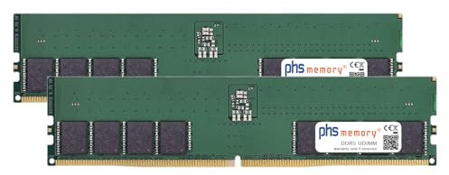 PHS-memory 64GB (2x32GB) Set RAM modulo Compatibile con HP EliteDesk 8 G1i Tower DDR5 CUDIMM 6400MHz PC5-51200U