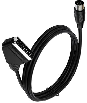 TERNCOEW Cavo audio video da SCART a 8 pin RGB 28 AWG placcato rame stagnato segnali migliorati Claritys High Fidelitys SCART Rgbs Sound Line