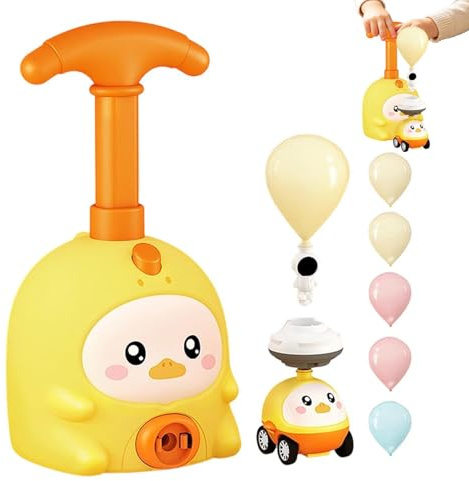 Generisch Ballonspielzeug für Kinder, Wissenschaftliches Experimentier Spiel, Ballonbetriebenes Rennwagen Set, für Geburtstagsparty Kindergarten Hinterhof Schule Klassenzimmer