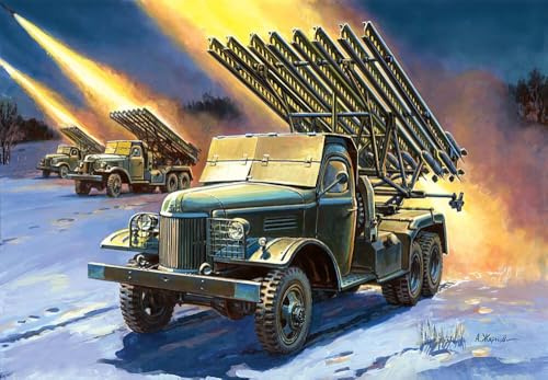 Zvezda Z3521 500783521 - 1:35 WWII BM-13 Katiusha, Unlackiert