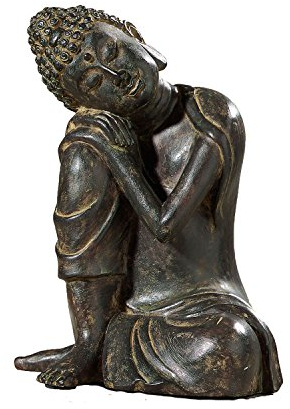 Buddhafigur schlafend, Höhe 13 cm
