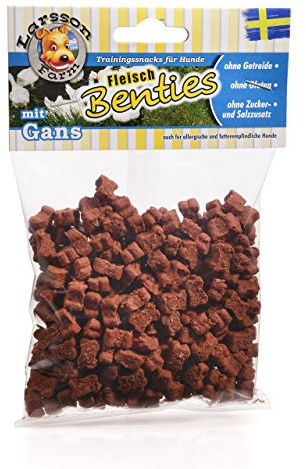 Larsson | Fleisch-BENTIES Kauartikel - Fleisch-Gans Hunde Snack Leckerlie 150gr