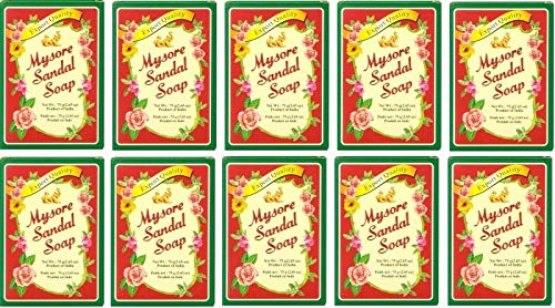 Mysore Sandalseife, 75 g, 10 Stück