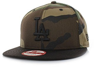 New Era Camo Crown 9Fifty Snapback LA Dodgers Camo Schwarz