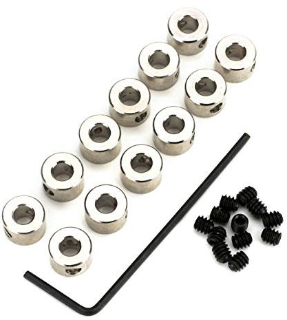 Du-Bro 597 1/8 Plated Brass Dura-Collar Bulk (12-Pack)