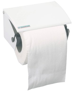 Distributeur papier hygiénique Blanka - 1 rouleau - blanc signalisation - RAL 9016
