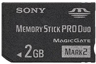 Sony MSMT2G/T1 Carte mémoire Memory Stick Duo Pro 2 Go